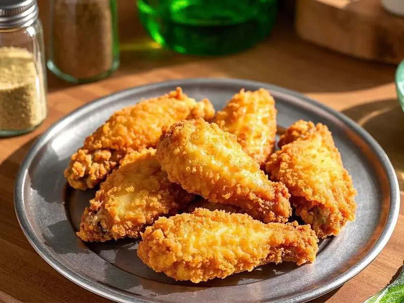 Crispy fried chicken wings with savory crunch at Golden Hibachi Wok, a Chinese Restaurant in Warminster